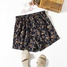 узел Цветочный Бохо Шорты Shein