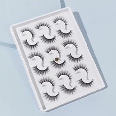 Натуральные густые накладные ресницы 9 пар Shein