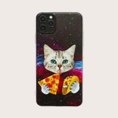 Чехол для iPhone с принтом кошки Shein