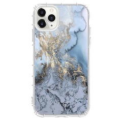 1шт чехол для iPhone с мраморным принтом Shein