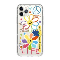 1шт чехол для iPhone с мультяшным принтом Shein