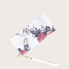 Кошелек с принтом цветка Shein