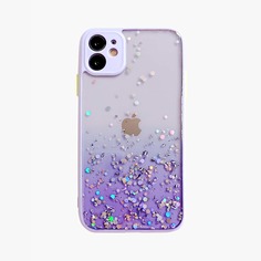 Чехол для iPhone с блестками 1шт Shein