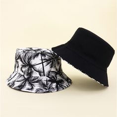 Детская двухсторонняя шляпа с узором дерева Shein