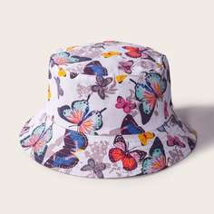 Шляпа с узором бабочки Shein
