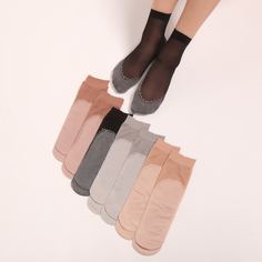 8 пар двухцветные сетчатые носки Shein