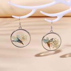 Серьги-подвески с декором цветка Shein