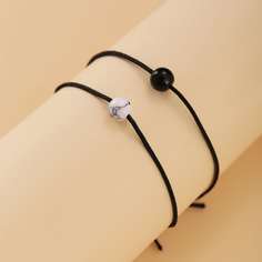 2шт акриловые серьги-гвоздики Shein