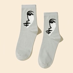 Носки с графическим рисунком Shein