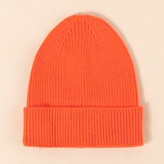 Мужская однотонная вязаная шапка Shein