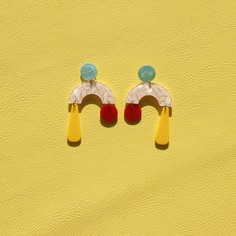 Акриловые серьги-подвески Shein