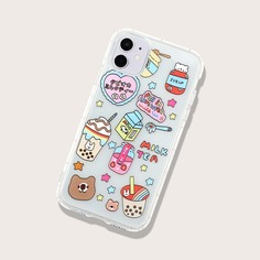 Чехол для iPhone с узором Shein