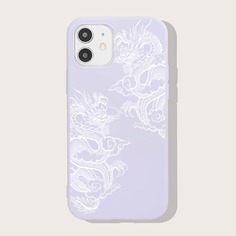 Чехол для iPhone с принтом китайского дракона Shein