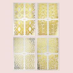 4 листа наклейка для ногтей с леопардовым и змеиным узором Shein