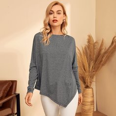 Футболка в полоску Shein