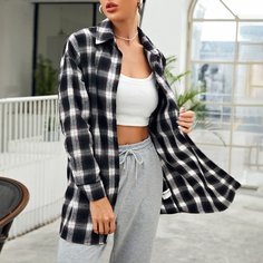 Блузка в клетку Shein