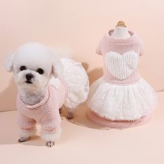 Платье для собак с сетчатым низом Shein