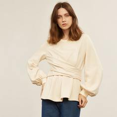 Топ из 100% хлопка с запахом Shein
