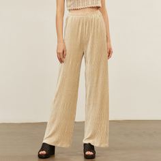Бархатные широкие брюки Shein