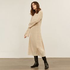 Трикотажное платье из искусственного шелка Shein