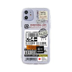 Чехол для iPhone с принтом этикетки Shein