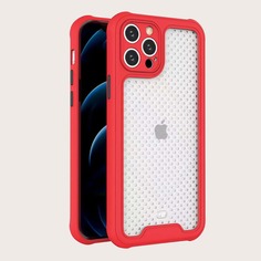 Чехол для iPhone с защитой от падения и контрастной рамкой Shein
