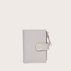 Минималистский кошелек с металлическим декором Shein