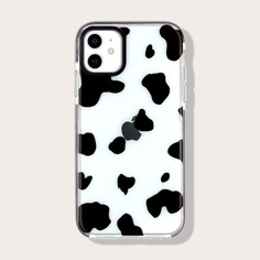 Прозрачный чехол для iPhone с принтом Shein