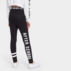 Леггинсы с текстовым принтом для девочек Shein