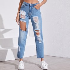 Рваные джинсы Shein