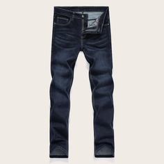 Мужские однотонные джинсы Shein
