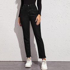 Однотонные джинсы Shein