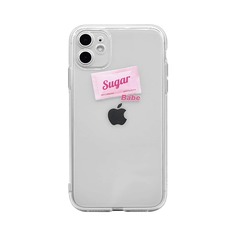 Чехол для iPhone с текстовым принтом Shein