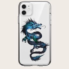Чехол для iPhone с принтом дракона Shein
