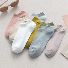 Однотонные носки 8 пар Shein