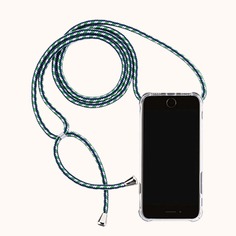 1шт прозрачный чехол для iPhone и 1шт ремешок Shein