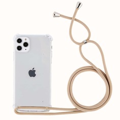 1шт прозрачный чехол для iPhone и 1шт ремешок Shein