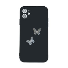 Чехол для iPhone с принтом бабочки Shein
