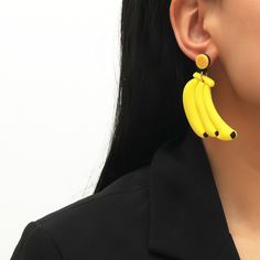 Серьги-подвески в форме банана Shein