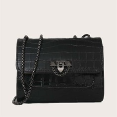 Рельефная сумка через плечо Shein