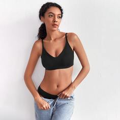 Однотонный бюстгальтер Shein
