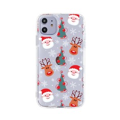 Чехол для iPhone с рождественским принтом Shein