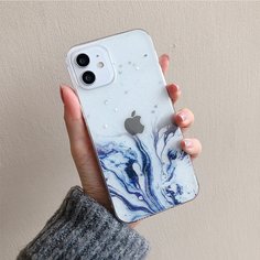 Чехол для телефона с мраморным узором Shein