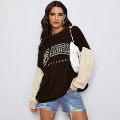 Текст Повседневный Свитшоты Shein