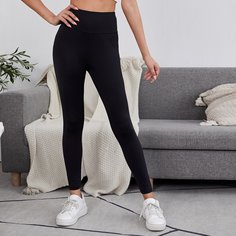 Однотонные леггинсы Shein