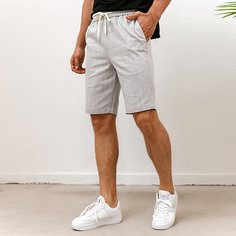 Мужские шорты с карманом на кулиске Shein