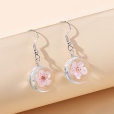 Серьги-подвески с декором цветка Shein