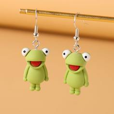 Серьги-подвески с лягушкой Shein