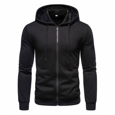 Мужская толстовка на кулиске с молнией Shein