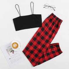 Пижама в клетку Shein